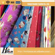 A grade stock printing flannel fabric for garments